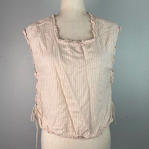 Madewell Sleeveless Crop Top Size S EUC